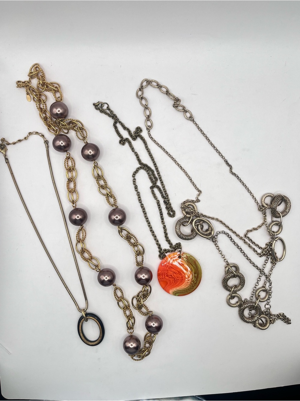 Necklaces-Lot of 5 ( one added)